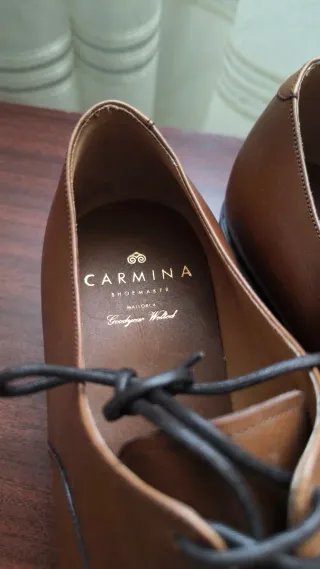 Zapatos Carmina Oxford Marrones