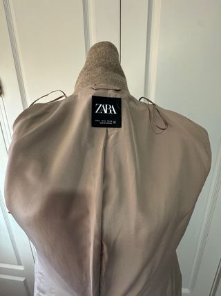 Abrigo largo Zara Tostado
