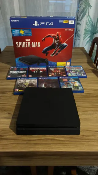 PS4 Slim 1TB Spider-Man Edición Limitada