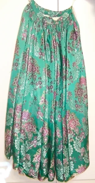 Vestido Fallera Niña Verde 10-11 Años
