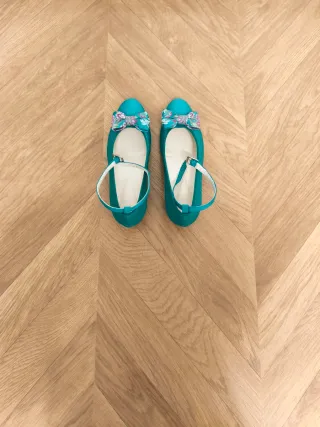 Vestido Fallera Niña Verde 10-11 Años