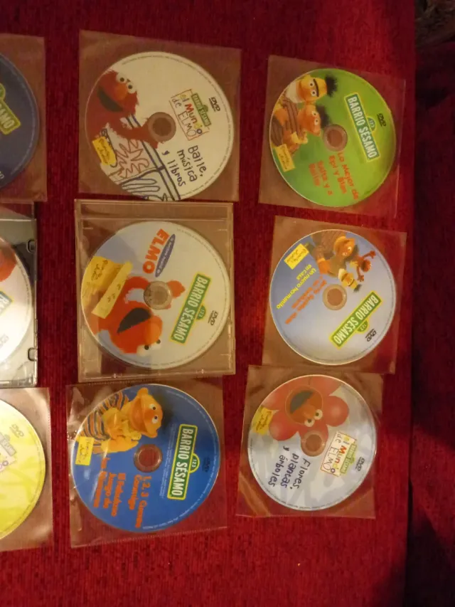 12 DVDs Barrio Sésamo