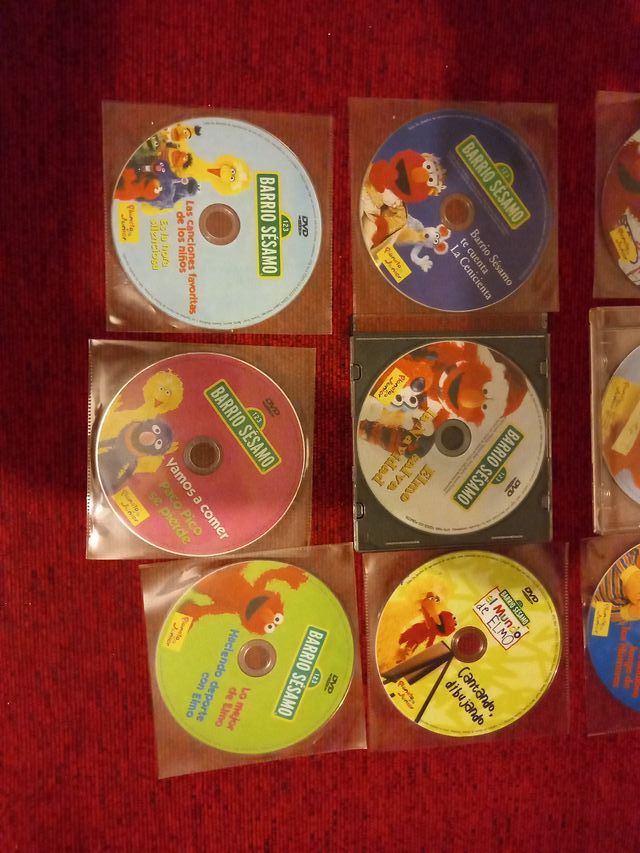 12 DVDs Barrio Sésamo