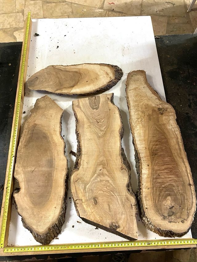 1x Madera de olivo en bruto