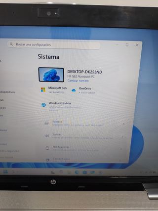 Portátil HP G62. I3 .Windows 11pro. 