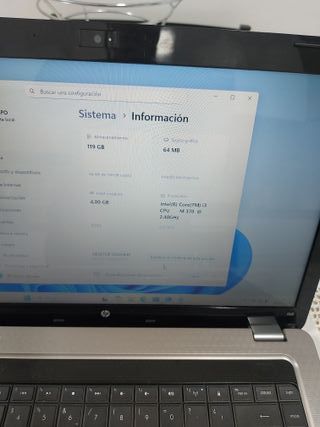 Portátil HP G62. I3 .Windows 11pro. 