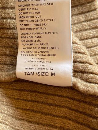 Chaleco punto lana Guimanos Talla M