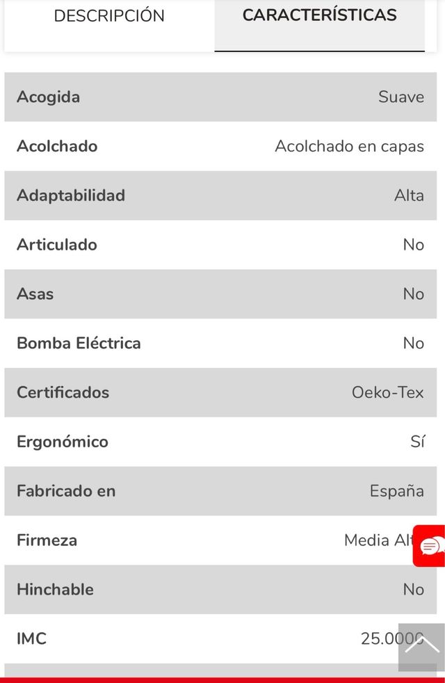 Colchón viscoelástico 150x200cm  ENROLLADO Ref. M