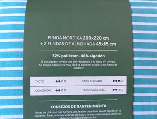 Funda nórdica cama 135 (A ESTRENAR) 