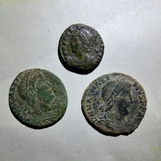 3 Monedas Romanas Antiguas