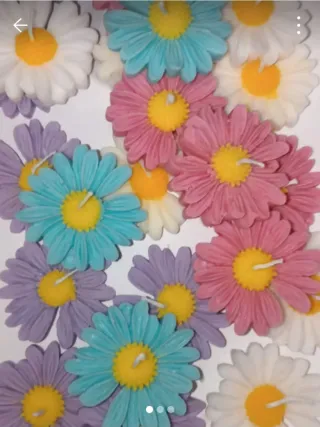 Velas Flor Margarita