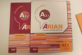 Arian A2.1 Ikaslearen liburua eta Lan Koadernoa