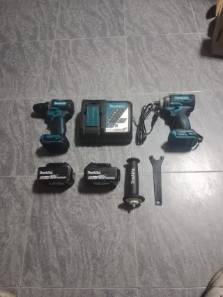 Kit Taladro y Atornillador Makita Batería