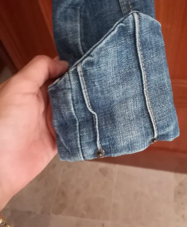 Chaqueta Tanna Jeans azul entallada