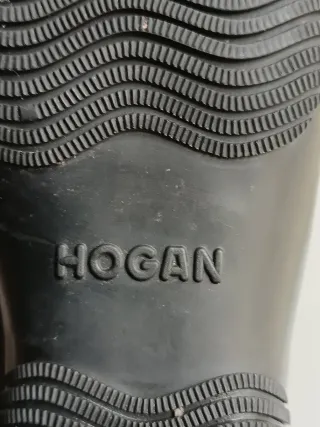 Hogan Stivaletti Pelle Nera Tg 36