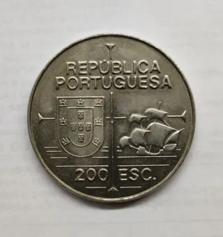 Moneta 200 Scudi Portogallo 1992