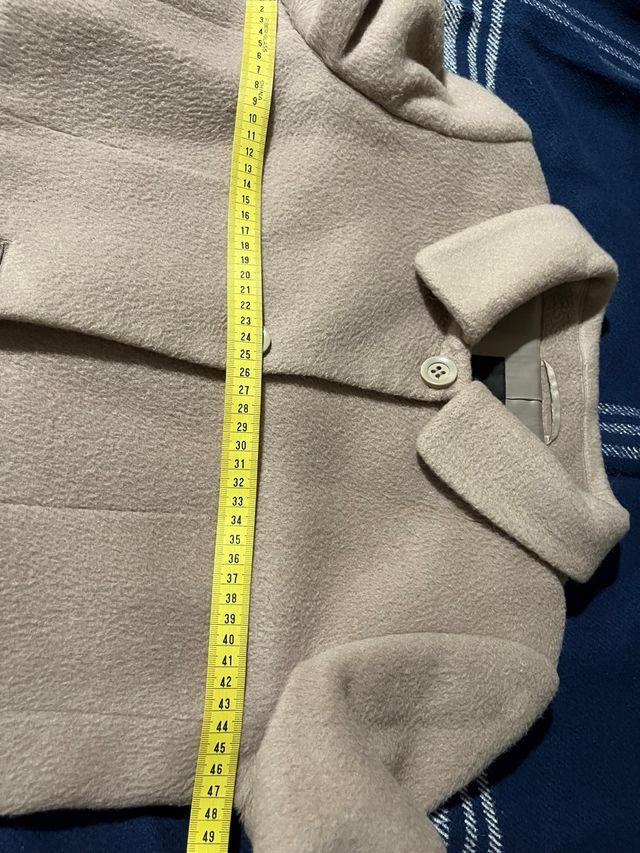 Abrigo de lana Roberto Verino beige