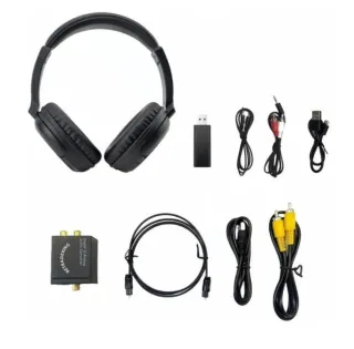 Auriculares Inalámbricos + Transmisor DAC
