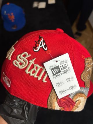 Gorra New Era Roja W 59FIFTY Talla 7 1/2