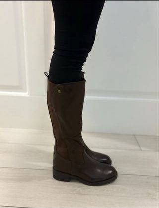 Stivali donna marrone tg 40 elastico nuovo 