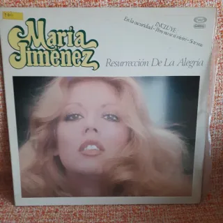 Vinilo Maria Jimenez - Resurrección De La Alegría