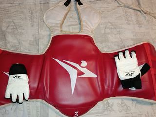 Peto Taekwondo WTF Talla 3+ Guantes