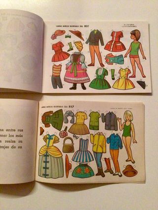 20 Muñecas Recortables Eva 801-820