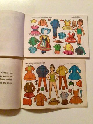 20 Muñecas Recortables Eva 801-820