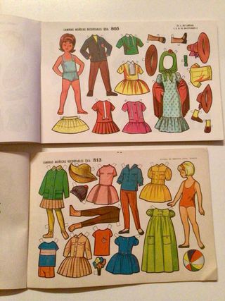 20 Muñecas Recortables Eva 801-820