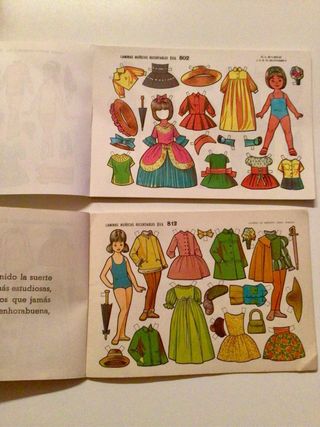 20 Muñecas Recortables Eva 801-820