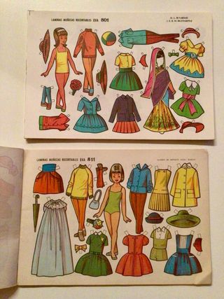 20 Muñecas Recortables Eva 801-820