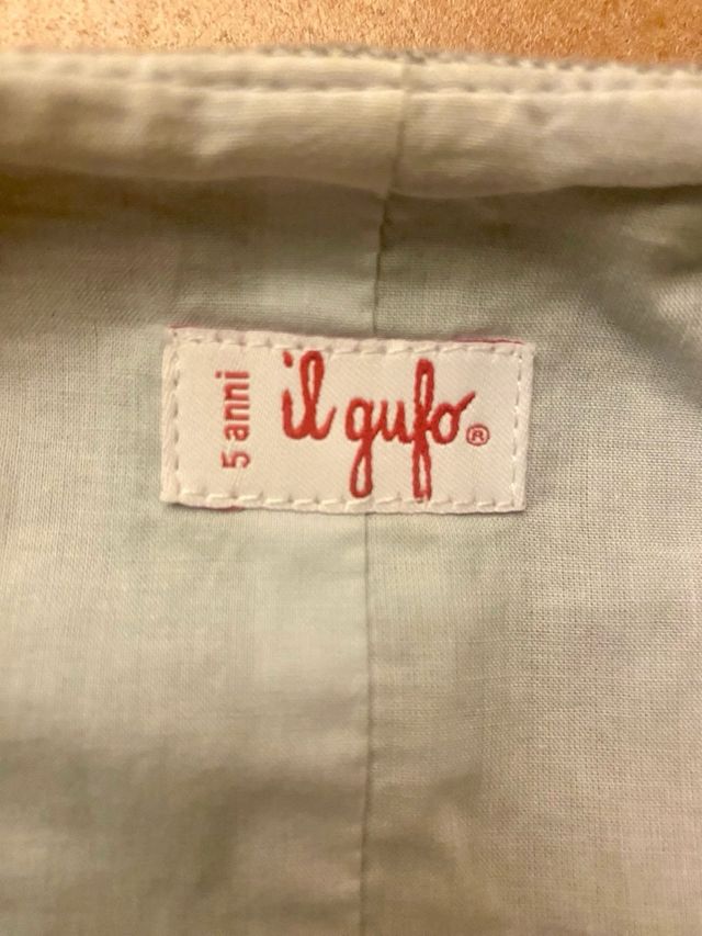 Gilet Il Gufo Bambino Taglia 5 Anni