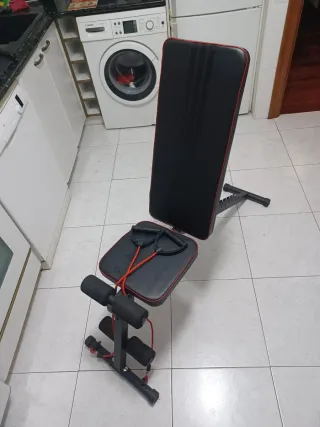 Banco de musculación plegable