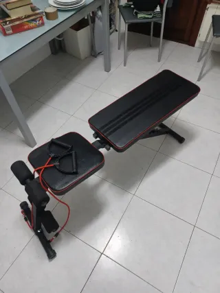 Banco de musculación plegable