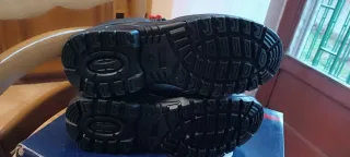 Stivali da lavoro neri foderati in Lana