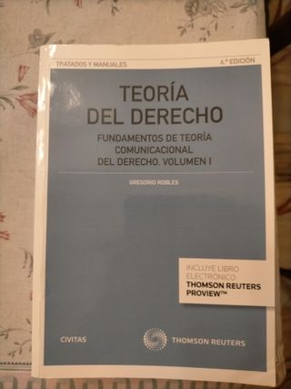Teoría del derecho (Volumen I) (Papel + e-book)...