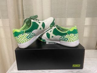 Zapatos de Fútbol Sala Munich Verdes y Blancos