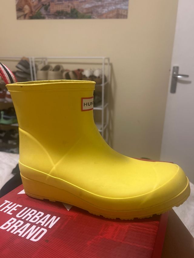 Botas de agua Hunter amarillas