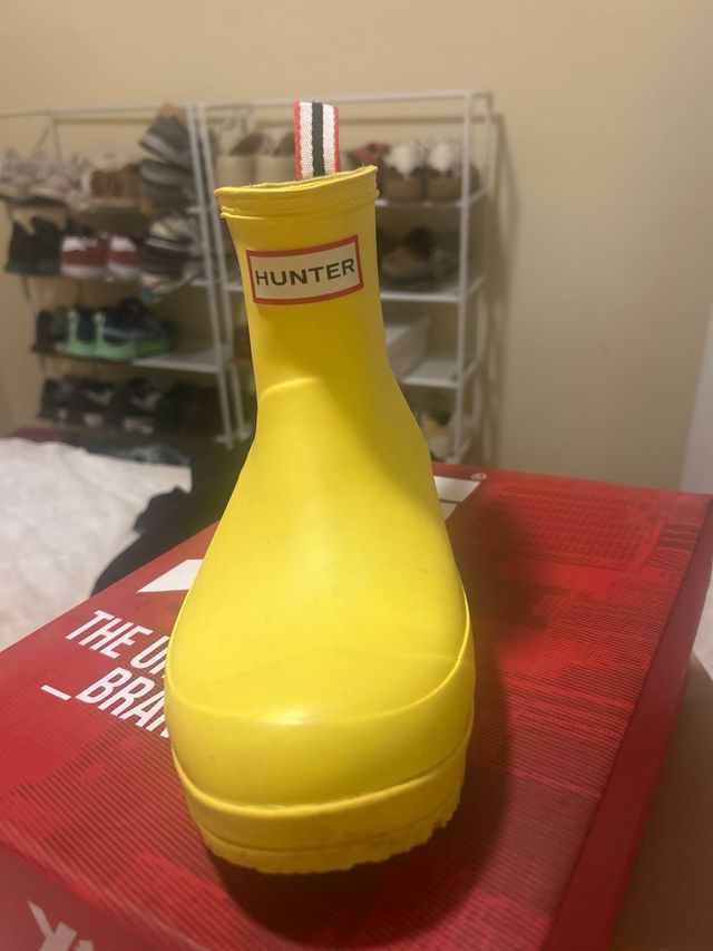 Botas de agua Hunter amarillas