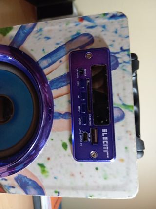 Altavoz Bluetooth negro