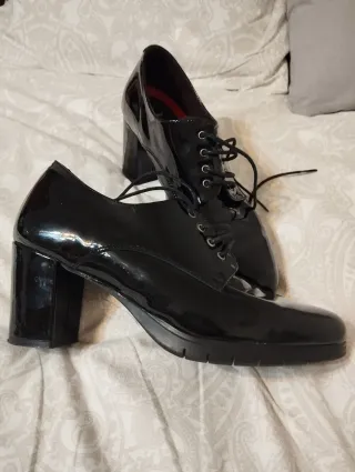 Zapatos tacón negros Cremades
