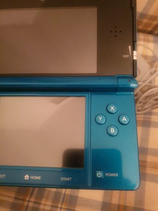 Nintendo 3DS Azul con cargador