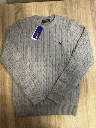 Jersey Polo Ralph Lauren Gris Talla M