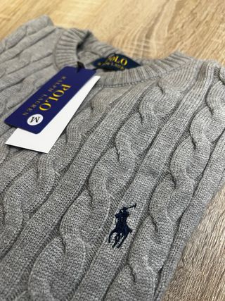 Jersey Polo Ralph Lauren Gris Talla M