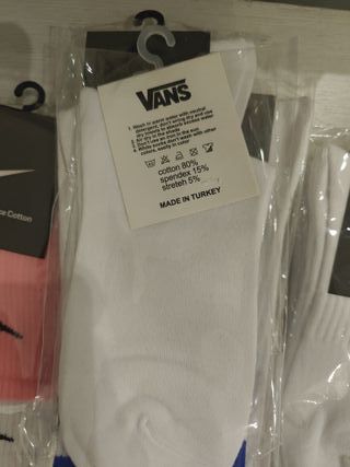 Pack 3 Calcetines Adidas y Vans