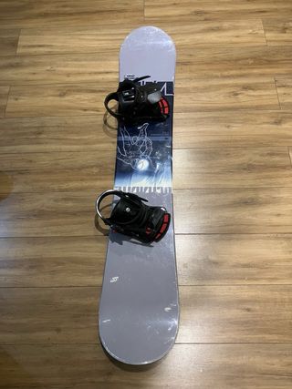 Tabla de Snowboard 155 con Fijaciones