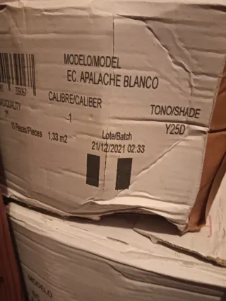 Cerámica imitación ladrillo blanco