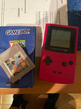 Nintendo Game Boy Color Rosa + Jungle Book