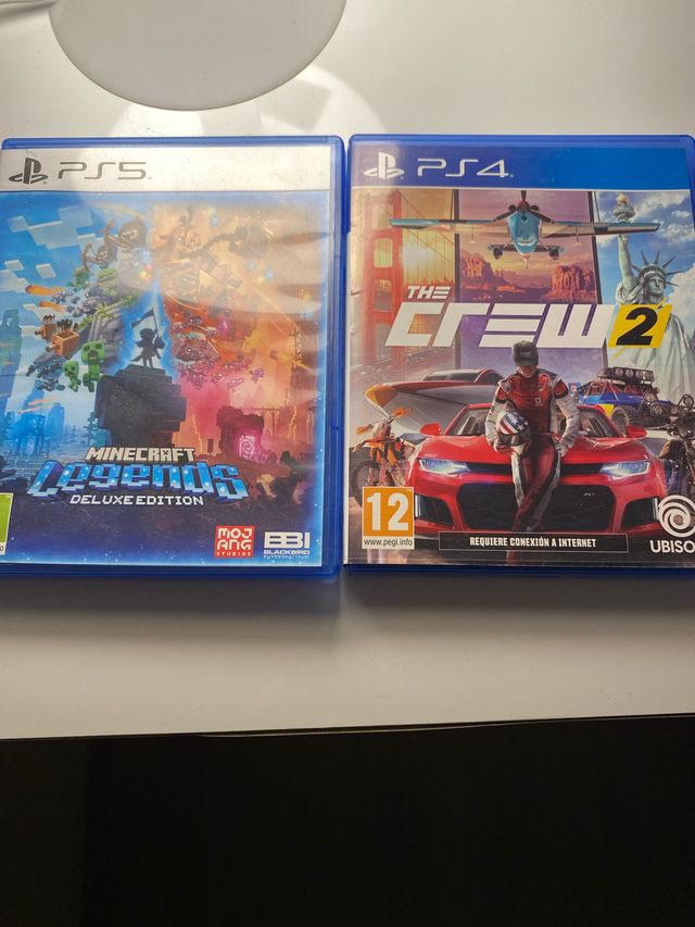 PS5 Minecraft Legends Deluxe & PS4 The Crew 2