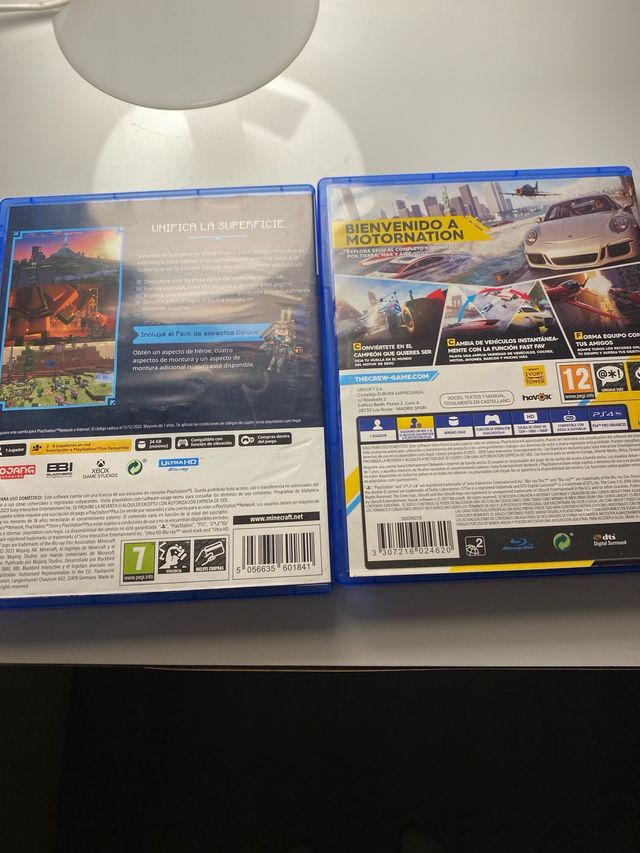 PS5 Minecraft Legends Deluxe & PS4 The Crew 2